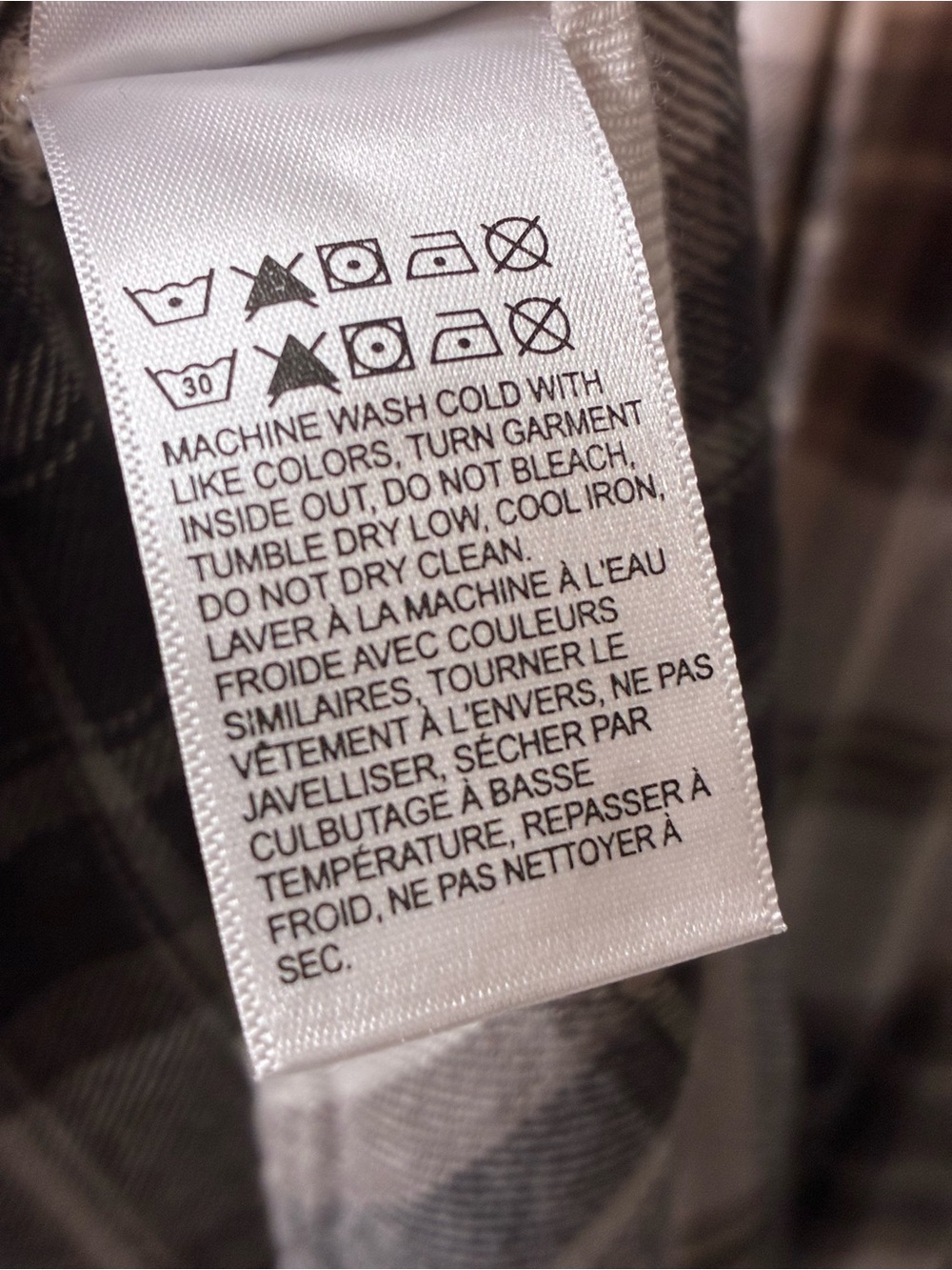 Lucky Brand Cloud Plaid Lightweight Boyfriend Flannel with Chest Pocket. XL - Picture 14 of 16